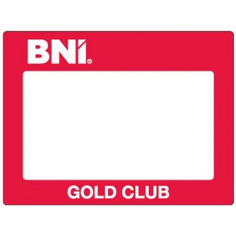 BNI Gold Club Namensschild